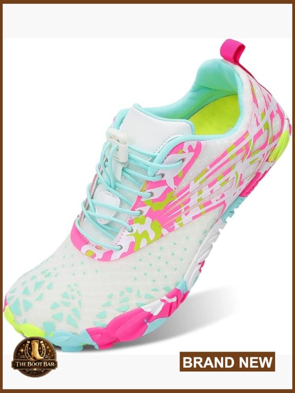 Unisex Athletic Hiking Water Shoes Quick Dry Aqua Swim Shoes with Drainage